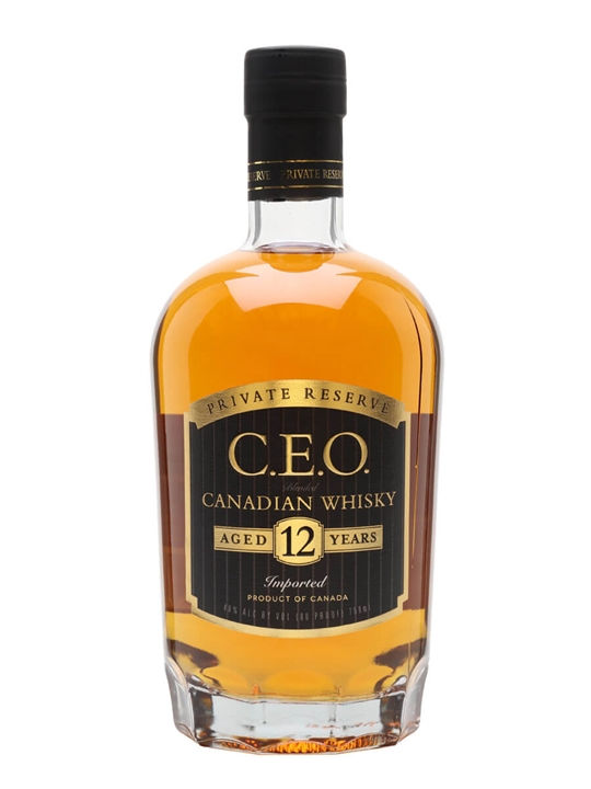 CEO Private Reserve 12 Year Old Blended Canadian Whisky - Canadian Review