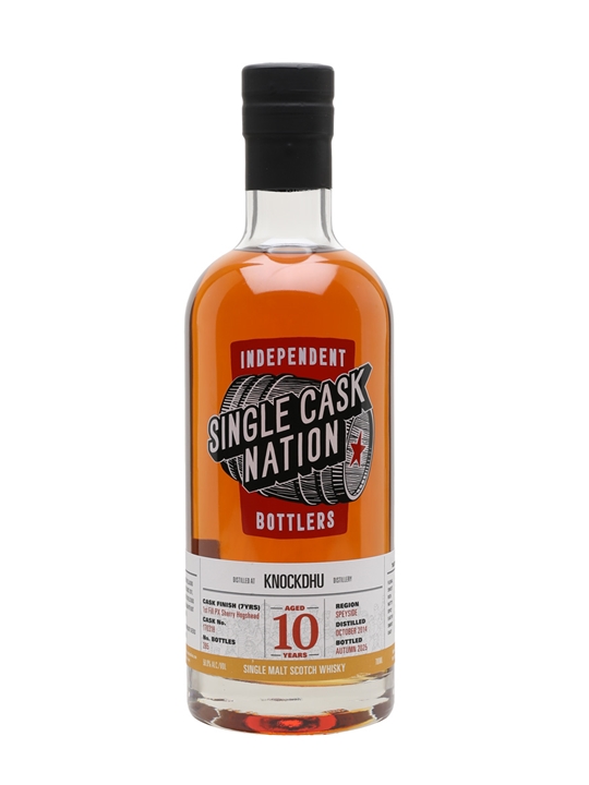 Knockdhu 2014 / 10 Year Old / PX Finish Cask 170318 / Single Cask Nation Speyside Whisky - Single Malt Review
