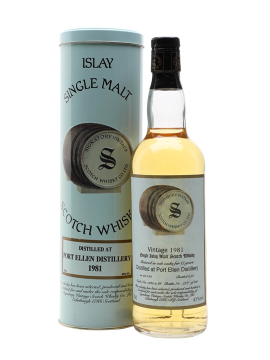 Port Ellen 1981 / 17 Year Old / Cask #1385/88 / Signatory Islay Whisky - Islay Review