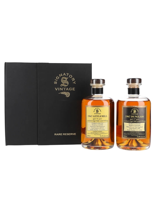 Dunglass 1967 + Littlemill 1967 Lowland Single Malt Scotch Whisky - Single Malt Review
