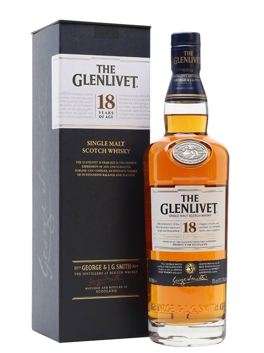 Glenlivet 18 Year Old / Old Presentation Speyside Whisky - Speyside Review