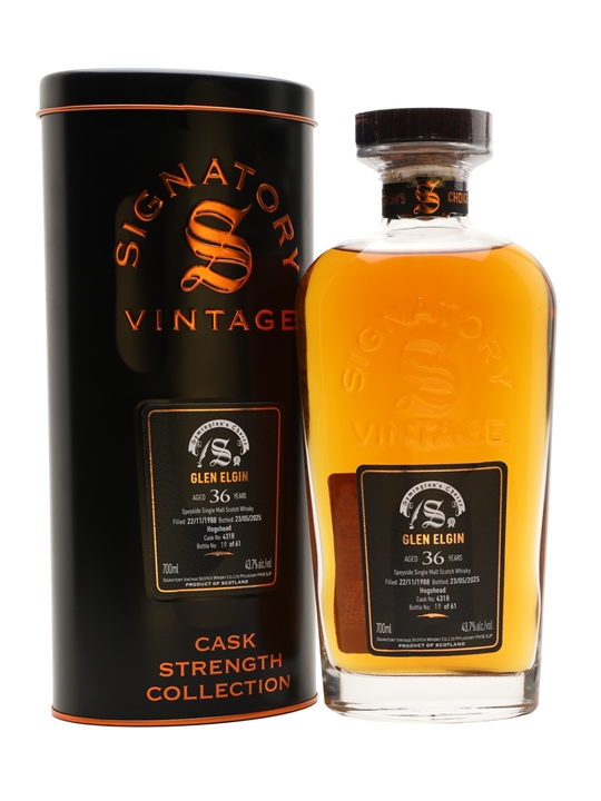 Glen Elgin 1988 / 36 Year Old / Cask #4318 / Signatory Symington’s Choic Speyside Whisky - Speyside Review