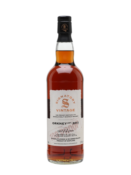 Orkney (HP) 2011 / 14 Year Old / Signatory 100 Proof Edition 71 Island Whisky - Single Malt Review