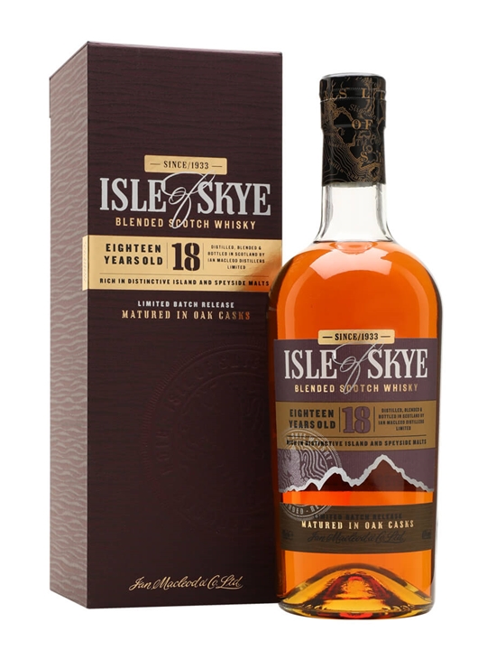 Isle of Skye 18 Year Old Blended Whisky Blended Scotch Whisky - Blended Review