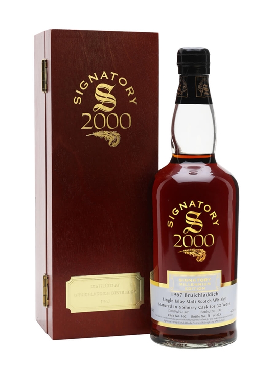 Bruichladdich 1967 / 32 Year Old / Sherry Cask / Cask #162 / Signatory Islay Whisky - Islay Review