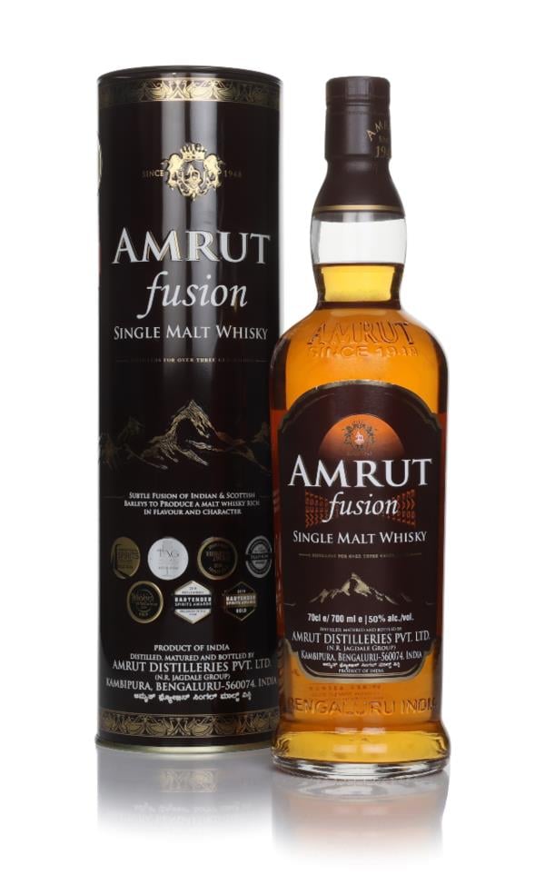 Amrut Fusion: Jim Murray's 3rd Best Whisky in the World — Indian and Scottish Barley United at 50% in Bangalore