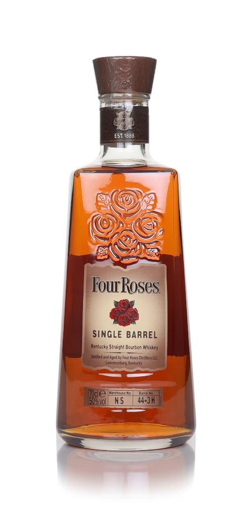 Four Roses Single Barrel: One of Ten Recipes at 100 Proof — 35% Rye Mashbill OBSV with Delicate Fruit and Cream