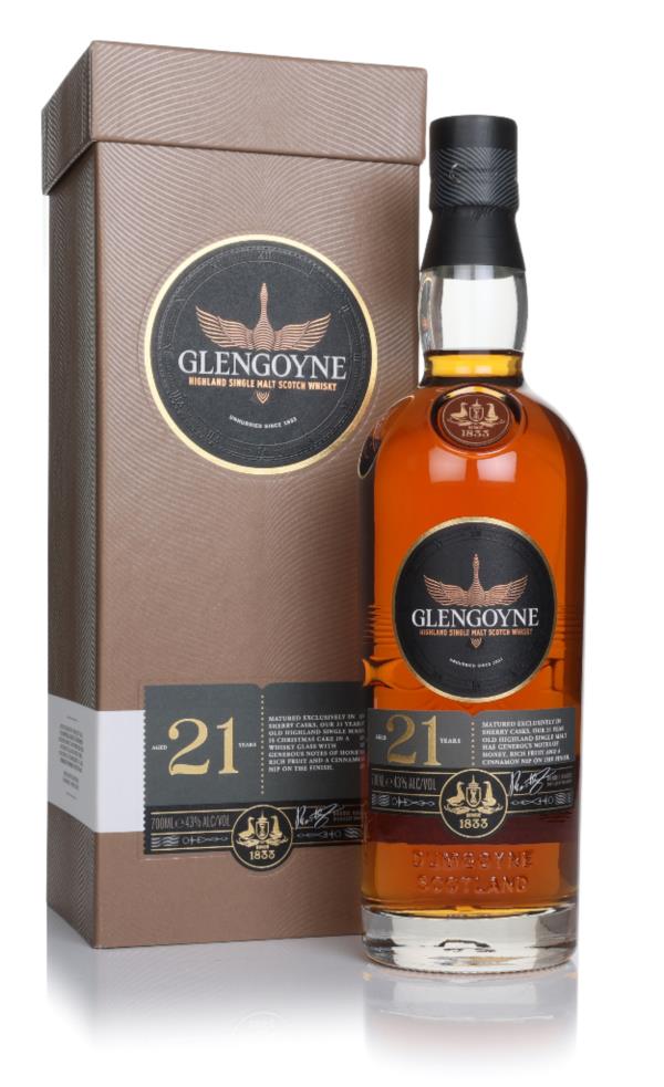 Glengoyne 21 Year Old: 100% First-Fill Sherry, No Peat, Scotland's Slowest Stills — Double Gold SF 2018