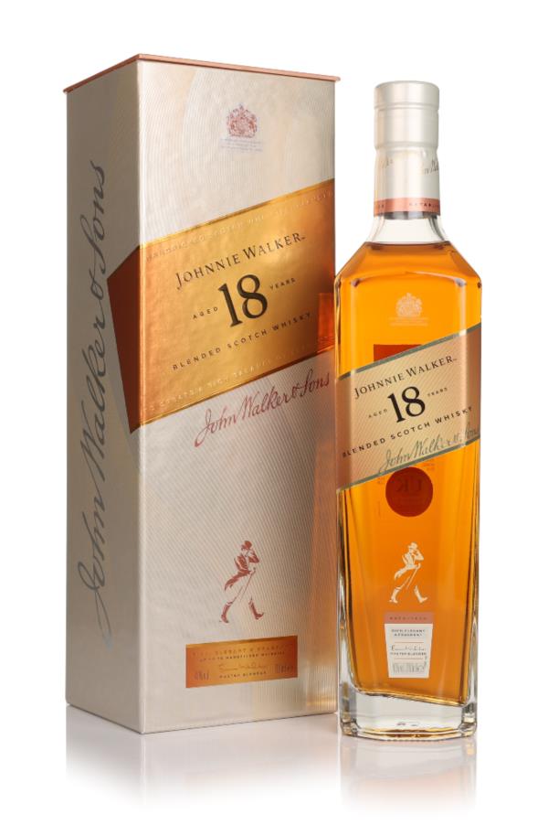Johnnie Walker 18 Year Old: The Premium Blend — Up to 18 Malts and Grains, All Aged 18 Years Minimum