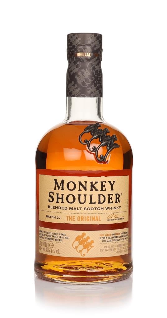 Monkey Shoulder Blended Malt: Three Speyside Malts in One — Glenfiddich, Balvenie, and Kininvie from William Grant