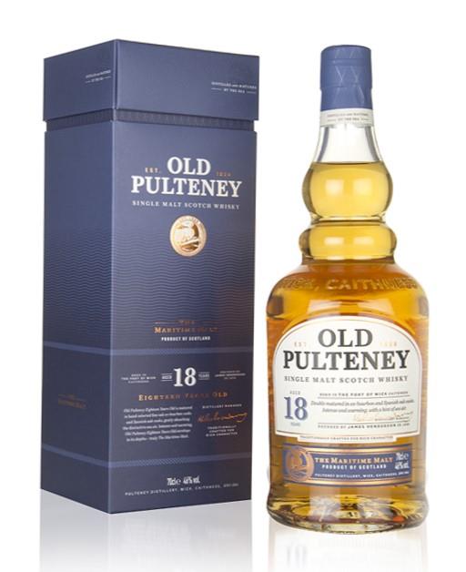 Old Pulteney 18 Year Old: Scotland's Most Northerly Mainland Distillery — Maritime Sherry from Wick at 46%