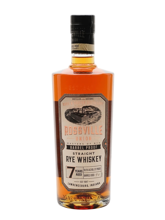 Rossville Union Master Crafted Barrel Proof Rye