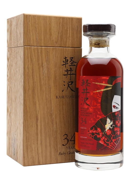 Karuizawa 34 Year Old Cask #3668 / Ruby Geisha Japanese Whisky - Japanese Review